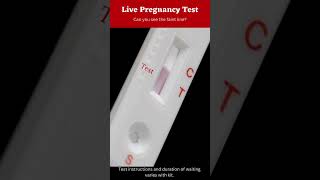 HCG Pregnancy test shortvideo [upl. by Asilenna]