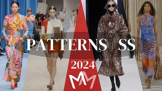 Fashion Patterns and Prints Trends for Spring Summer 2024 [upl. by Ehtiaf]