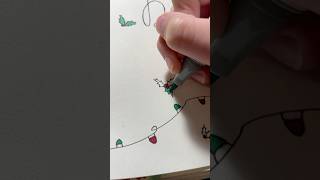 Drawing a December “calendar” art artist drawing ohuhumarkers christmas shorts [upl. by Fidelity]