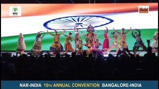 Cultural Dance Performance at 10th NARINDIA Annual Convention 2018 [upl. by Leitnahs]