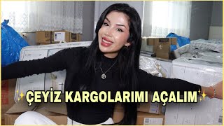 ÇEYİZ KARGOLARIMI BERABER AÇALIM [upl. by Mansfield]