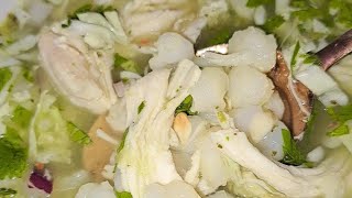 How to make Green Pozole with chicken° Pozole verde step by step [upl. by Egamlat]