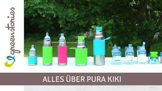 Trinkflasche von Pura Kiki  aus Edelstahl  greenstories [upl. by Nyrak823]