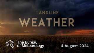 Weekly weather from the Bureau of Meteorology Sunday 4 August 2024 [upl. by Dnamra]