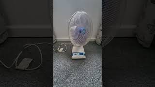 1990s power stretcher 12 inch Oscillating Desk fan [upl. by Bernadene]