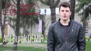 İZÜlü Olmak  Arif Burak Demir Bilgisayar Mühendisliği [upl. by Ariik423]