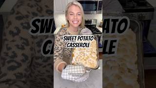 SWEET POTATO CASSEROLE THANKSGIVING sweetpotatocasserole thanksgivingrecipes thanksgivingdinner [upl. by Peih]