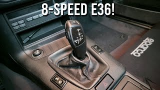 E36 8HP swap is now done [upl. by Lerim]