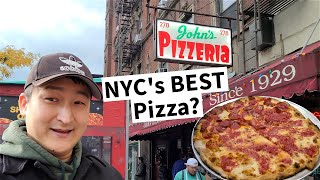 Is Johns of Bleecker Street Worth The Hype Is Bleecker Street Pizza Better [upl. by Gearard828]