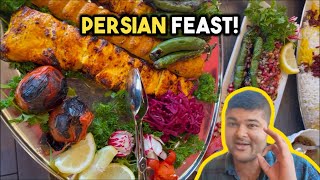 Great Iranian Food Feast DELICIOUS KEBABS  SAFFRON RICE Best Persian Food [upl. by Tekcirk]