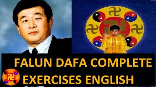 FALUN DAFA COMPLETE EXERCISES ENGLISH ⏳🌏 [upl. by Nemhauser]