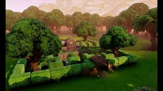 The Entire Evolution of Wailing WoodsThe Volcano  Fortnite [upl. by Noivert]