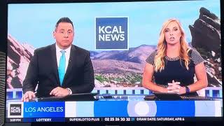 KCAL News at 4pm open April 9 2024 [upl. by Venetia]