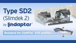 Lindapters Slimdek 2 decking fixing [upl. by Aridnere71]