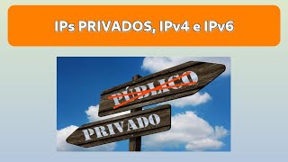 RESUMÃO REDES  IPS PRIVADOS IPV4 E IPV6 [upl. by Thoer]