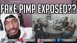 FAKE Pimp Gets EXPOSED In Front Of Girlfriend By Sharp Live On No Jumper Podcast TyKwonDoe Reaction [upl. by Ely125]