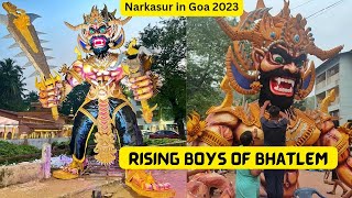 Making of Narkasur in Goa 2023  Rising Boys Of Bhatlem  Narkasur in Goa [upl. by Duax]