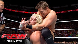 FULL MATCH  Dolph Ziggler vs The Miz Raw July 21 2014 [upl. by Atiek]