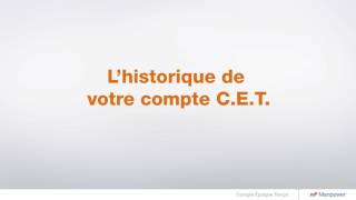 Le Compte CET découvrez notre tutoriel en vidéo [upl. by Intirb]