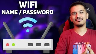 How to Change Wifi Password amp Name of Any Router MobilePC [upl. by Tamma346]