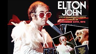 Elton John  Live in London December 24th  1974  Definitive Source Merge [upl. by Nniuq]