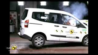 Euro NCAP Crash Test of Ford Tourneo Courier 2014 [upl. by Clements284]