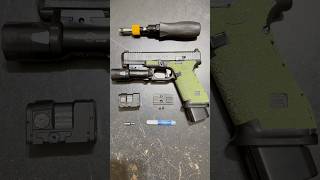 How To Install Aimpoint Acro P2 reddot On Your Glock Pistol 9mmgun 2ndamendment tactical optic [upl. by Monika]