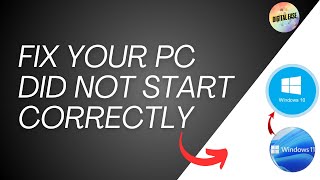 Fix  Your PC Did Not Start Correctly Windows 1011  Automatic Repair Loop [upl. by Franciska904]