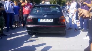 VW GOLF MK3 20 16V GTI  Exhaust Sound [upl. by Dnaltruoc]