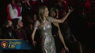 Taylor Swift Awkward Dance Moves at Grammys 2014 VIDEO [upl. by Zane]