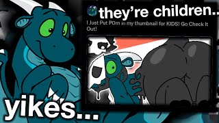 GaroShadowScale Clickbaiting Furry R34 To CHILDREN Patreon Discord Server Scummy [upl. by Setarcos]