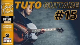 APPRENDRE LA GUITARE ACOUSTIQUE 15  Laccompagnement [upl. by Einalem]