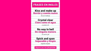 Frases MUY ÚTILES en INGLÉS ✅ CursoDeIngles AprendeIngles Ingles [upl. by Acsehcnarf]