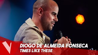 Foo Fighters – Times like these ● Diogo de Almeida Fonseca  Blinds  The Voice Belgique Saison 11 [upl. by Nevins]