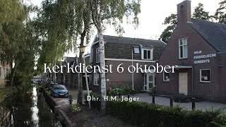 Kerkdienst 6 oktober [upl. by Oiratnom]