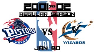 【NBA】200102 PISTONS vs WIZARDS 1 30 [upl. by Raphaela]