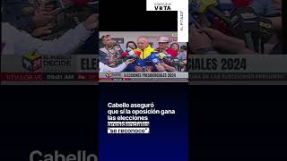 Diosdado Cabello el chavismo reconocería la victoria de la oposición [upl. by Sumner]