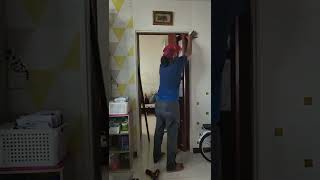 Installing PVC folding door [upl. by Saleem]