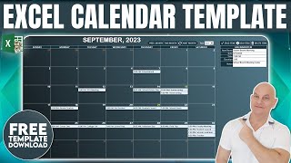 How To Make A Calendar In Excel 2024 For Unlimited Years From Scratch  Free Template [upl. by Irena795]