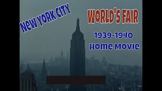 1939 NEW YORK CITY amp NEW YORK WORLDS FAIR HOME MOVIE BILLY ROSES AQUACADE 50464 [upl. by Hoeg783]