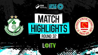 SSE Airtricity Mens Premier Division Round 32  Shamrock Rovers 03 St Patrick’s Ath  Highlights [upl. by Olivia]