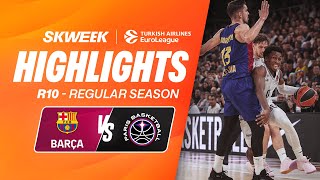 PARIS VEUT CONQUÉRIR 🤩 LEUROPE   Paris vs Barcelone  Highlights EuroLeague J10 [upl. by Ahsiner]