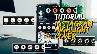 6 Steps  Tutorial Mudah Buat Instagram Highlight Cover [upl. by Eenej]