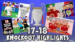 🏆UCL KNOCKOUT STAGE HIGHLIGHTS🏆 20172018 UEFA Champions League Best Games and Top Goals [upl. by Aitas]