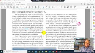 Vídeo 65  O espaço urbano do mundo contemporâneo desigualdade e segregação socioespacial [upl. by Inalial743]