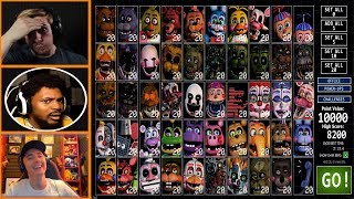 Lets Players Reaction To Trying 5020 Mode For The First Time  Fnaf Ultimate Custom Night [upl. by Alasteir336]