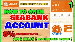 Create Seabank Account with 6pa Step by Step [upl. by Cita]