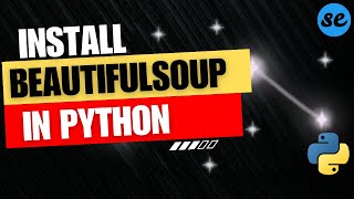 Install Beautiful Soup on Mac  Python Install Beautiful Soup in Mac  Python3  BeautifulSoup [upl. by Nap606]