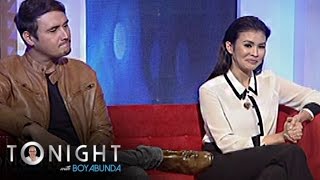 TWBA Is there an awkward moment between Gelli and John in the set of Magpahanggang Wakas [upl. by Yleak918]