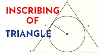 Triangle  INSCRIBING in  Technical drawing [upl. by Fidelia]